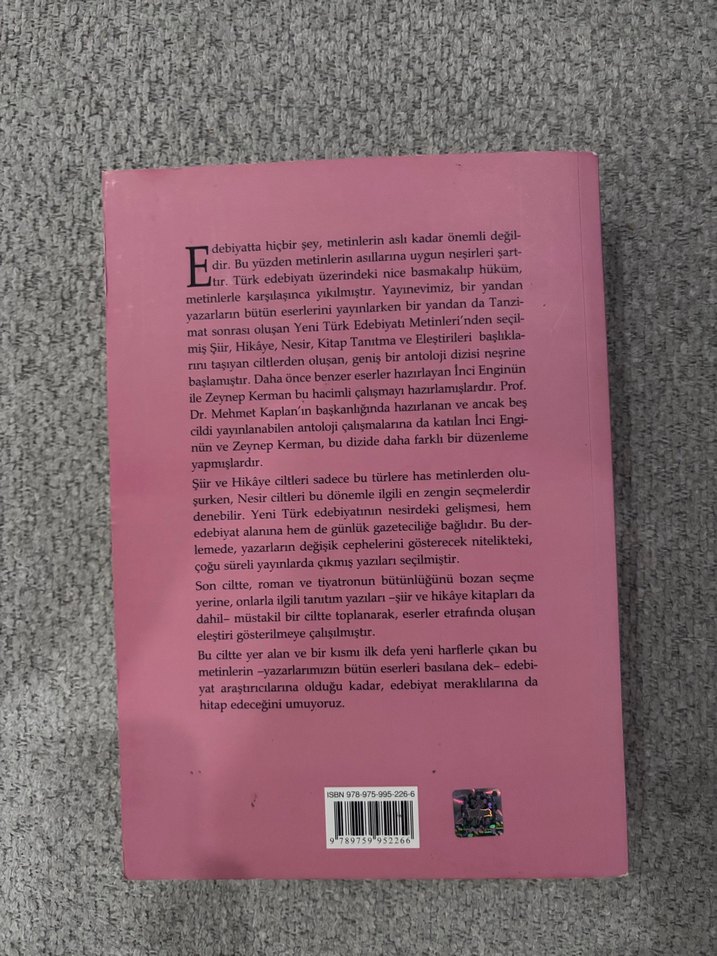 Yeni Türk Edebiyatı Metinleri 1860-1923 Kitabı - Görsel 2