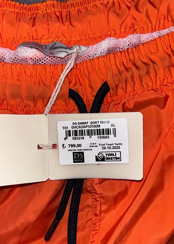 DS marka etiketli erkek deniz şortu - Görsel 5