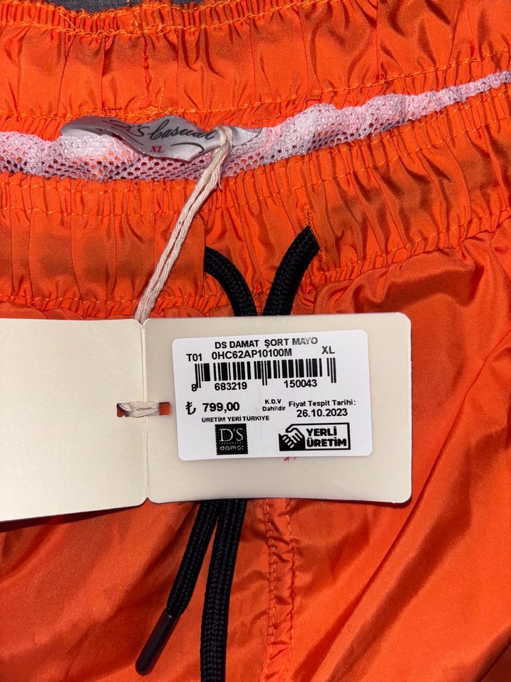 DS marka etiketli erkek deniz şortu - Görsel 5