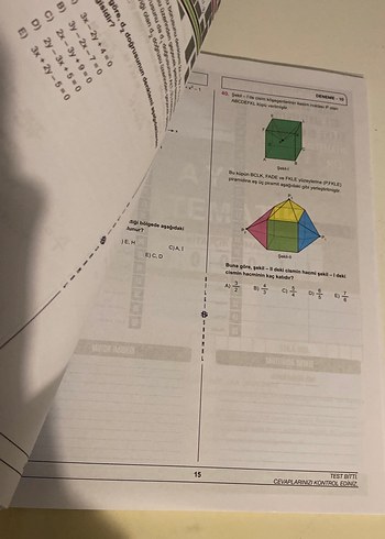 AYT Matematik Branş Denemeleri 9x40 2021 YKS