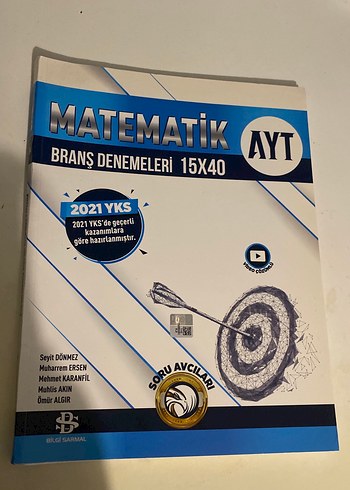 AYT Matematik Branş Denemeleri 9x40 2021 YKS