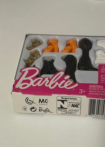 Barbie Çok Renkli Ayakkabı Seti - Görsel 3