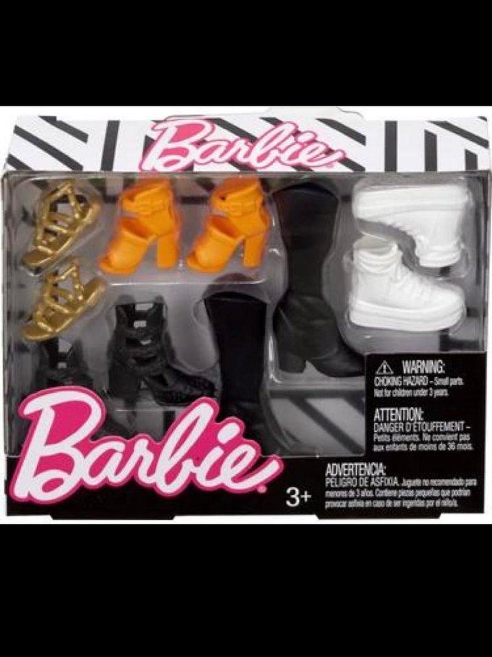 Barbie Çok Renkli Ayakkabı Seti - Görsel 2