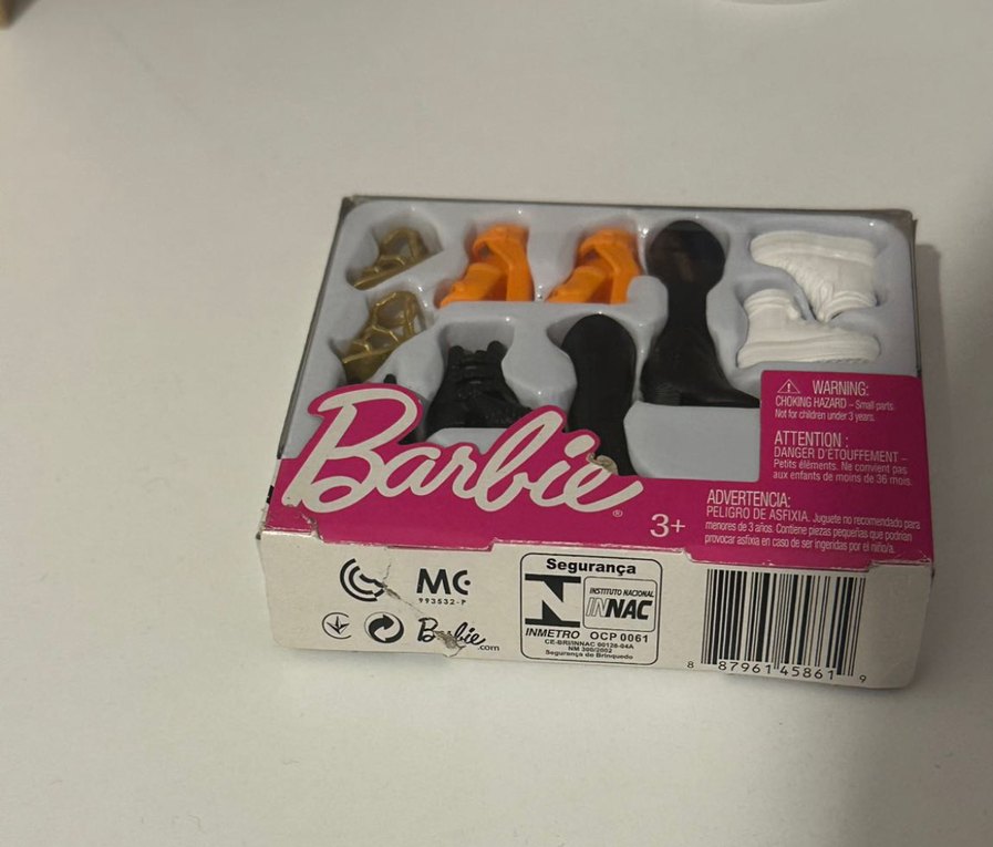 Barbie Çok Renkli Ayakkabı Seti - Görsel 3