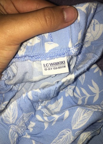 diğer Beden Mavi Bohem Kadın Pamuklu Bol Pantolon