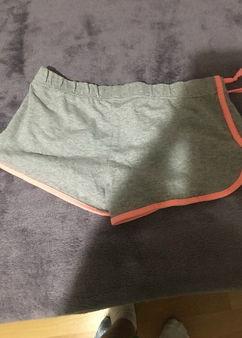 Diğer Gri Mini Spor Şort