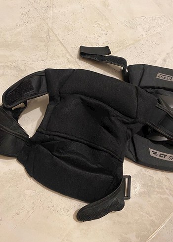 Forte GT Siyah Biker Diz ve dirseklik Koruyucu, Cırt Cırtlı - Görsel 2