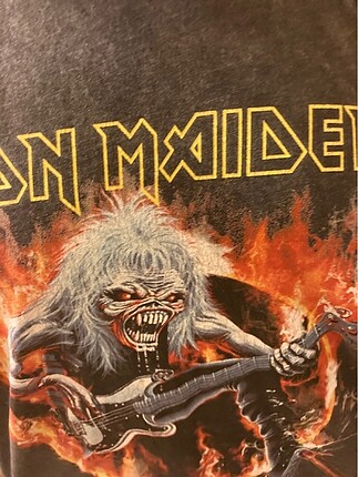 s Beden gri Renk iron maiden