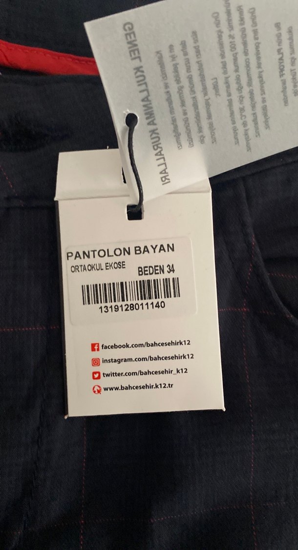 Bahçeşehir Koleji Orjinal Pantolon - Görsel 3