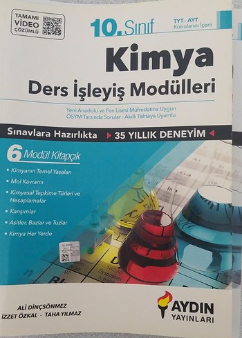 10. Sınıf Kimya Ders İşleyiş Modülleri Kitabı