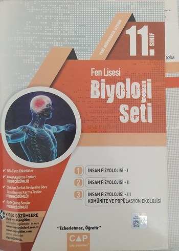 Fen Lisesi Biyoloji Seti 11. Sınıf