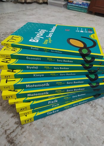TYT-AYT Soru Bankası Seti Matematik Kimya Fizik