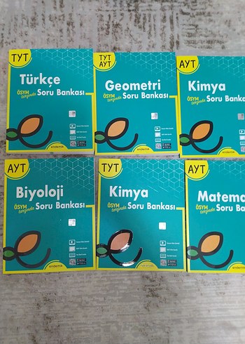  TYT-AYT Soru Bankası Seti Matematik Kimya Fizik