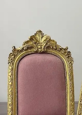 Zara Home Pembe Kadife Barok Tarzı Takı Standı