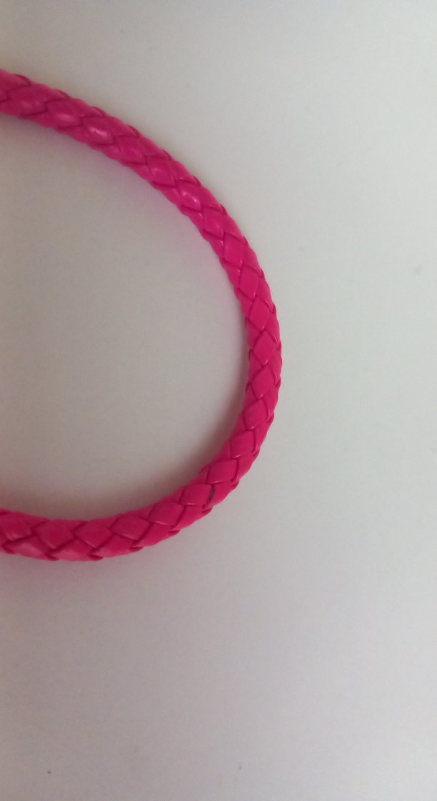 Pembe  Deri Bileklik - Görsel 2