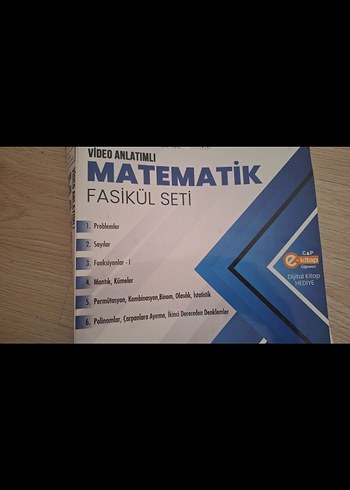 Çap Video Anlatımlı Matematik Fasikül Seti