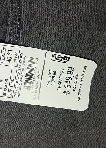 Gri Regular Fit Erkek Denim Pantolon - Görsel 5