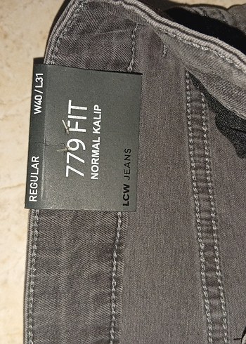 Gri Regular Fit Erkek Denim Pantolon - Görsel 4