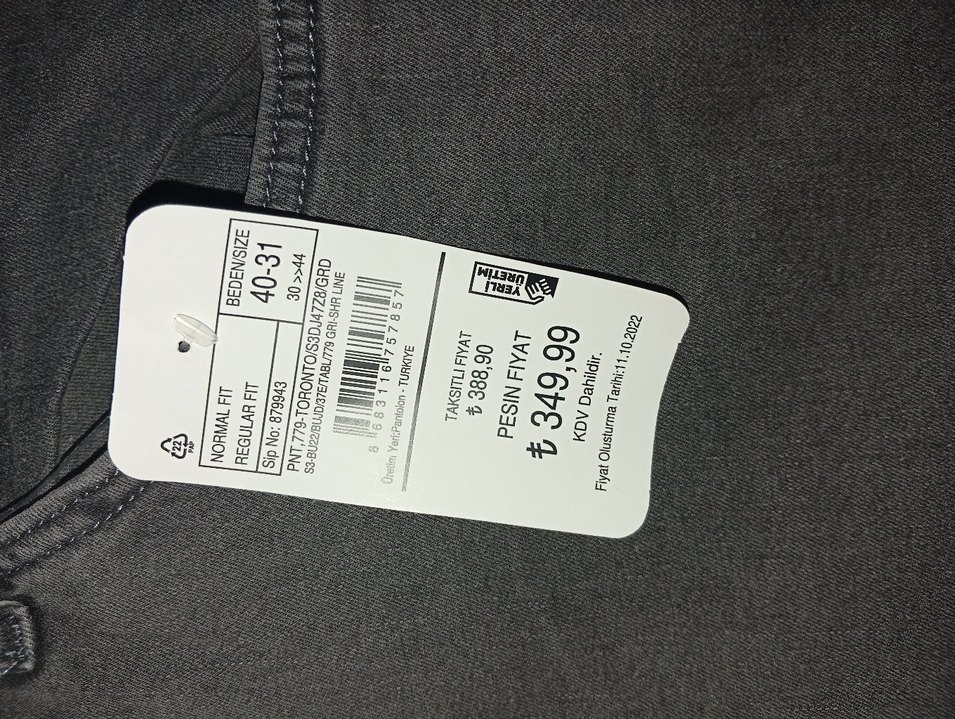 Gri Regular Fit Erkek Denim Pantolon - Görsel 5