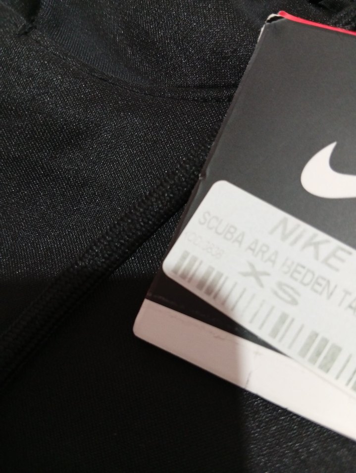 Nike Siyah Fermuarlı Kapüşonlu  Sweatshirt - Görsel 2