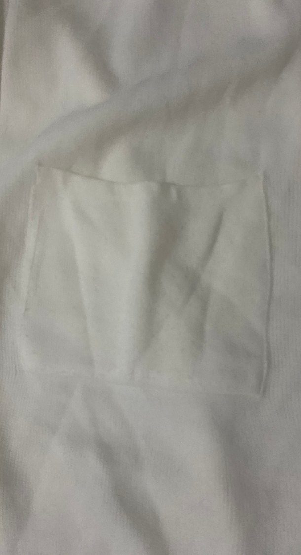 Beyaz Keten Salaş Kadın Hırka - Görsel 2