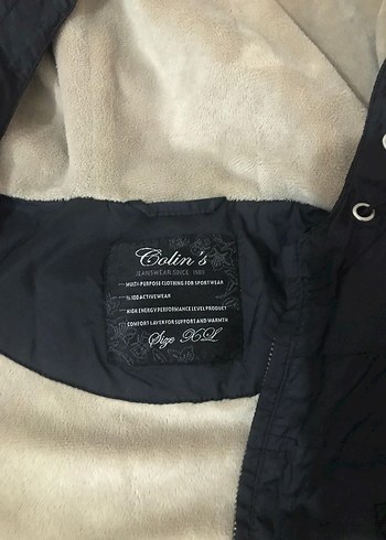 Colin's Siyah Kapüşonlu Fermuarlı Mont
