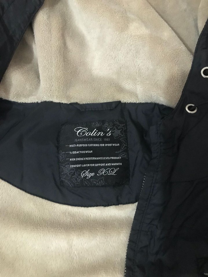 Siyah Kapüşonlu Fermuarlı Mont - Görsel 2