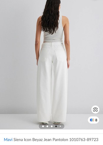Mavi Jeans Mavi Siena Icon Beyaz Kadın Jean Pantolon