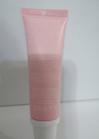 cream co. Renk Düzeltici Yaşlanma Karşıtı Güneş Kremi - Görsel 3