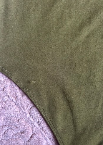 Haki Renk Sıfır Kol Fitted Body - Görsel 3