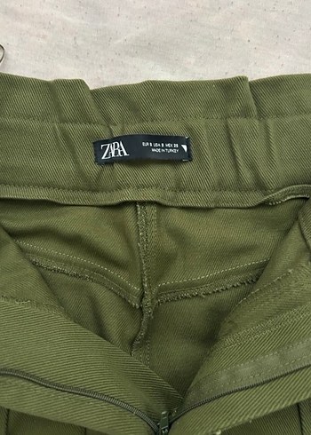 Koyu Haki Mini Etek - Görsel 3