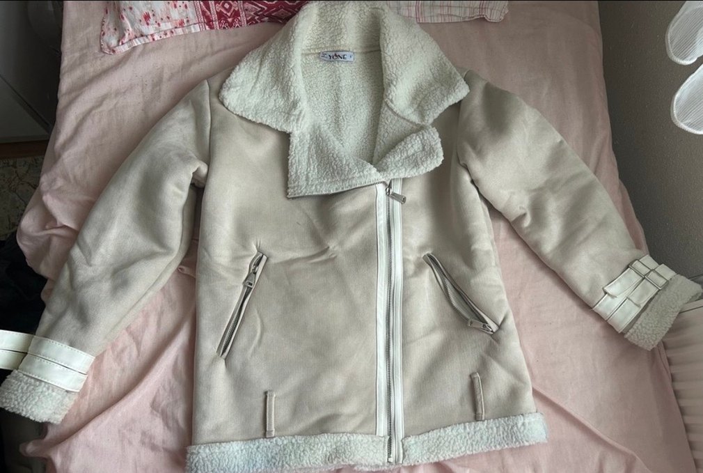 Bej Kürklü mont - Görsel 2