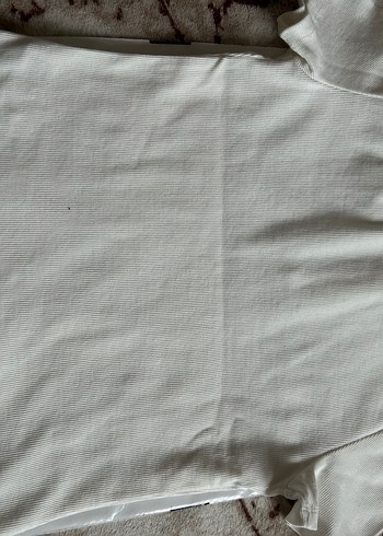 Beyaz Pamuklu Polo Tişört - Görsel 3