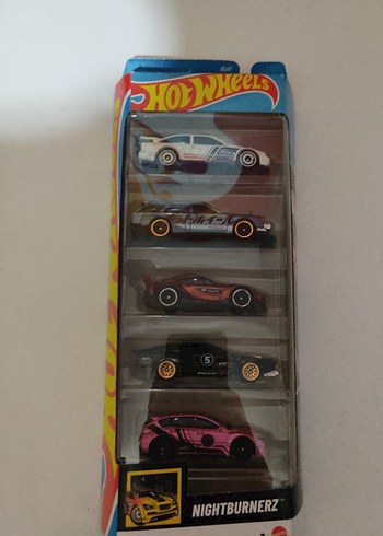 Hot Wheels Nightburnerz 5'li Oyuncak Araba Seti