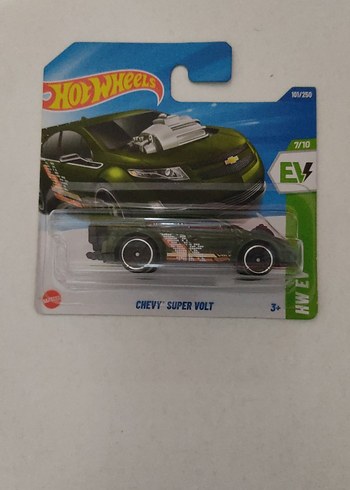 Yeşil Chevy Super Volt Oyuncak Araba