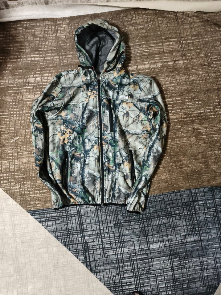 Kapüşonlu Kamuflaj Desenli Erkek avcı kamp yekeği - Görsel 2