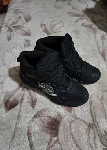 Siyah Bağcıklı GORE-TEX Outdoor Erkek Ayakkabı - Görsel 3