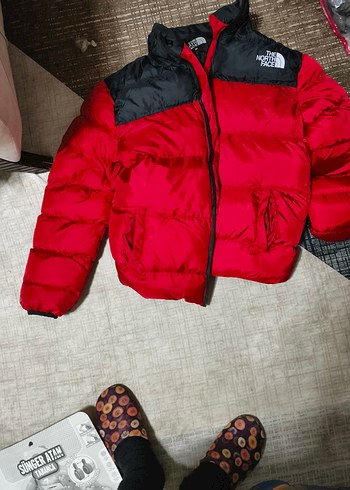 Kırmızı Fermuarlı Erkek Mont - Görsel 6