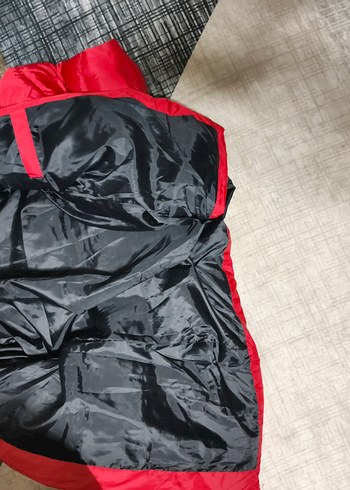 Kırmızı Fermuarlı Erkek Mont - Görsel 5