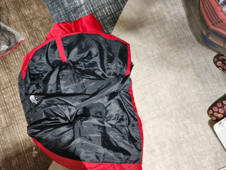 Kırmızı Fermuarlı Erkek Mont - Görsel 5