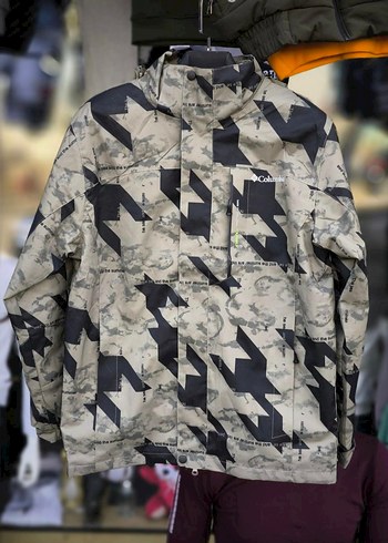 Columbia Kamuflaj Kapüşonlu Erkek Mont - Görsel 2