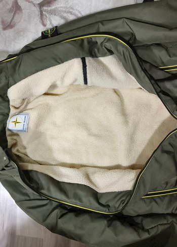 Gri Kapüşonlu Fermuarlı Erkek Mont north island - Görsel 2