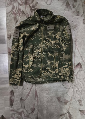 Kamuflaj Desenli Erkek Kolsuz Ceket - Görsel 4