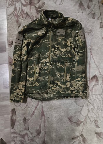 Kamuflaj Desenli Erkek Kolsuz Ceket - Görsel 3