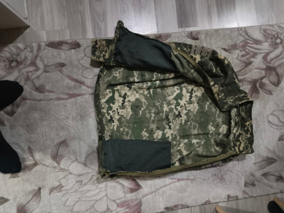 Kamuflaj Desenli Erkek Kolsuz Ceket - Görsel 2