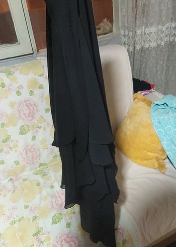  Beden Siyah Dökümlü Kadın Şal