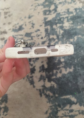 Zincir Detaylı Gri Telefon Kılıfı - Görsel 3