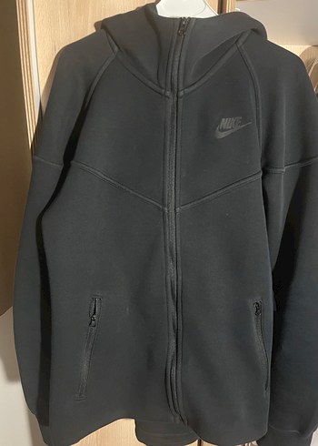 Nike Siyah fermuarlı sweat