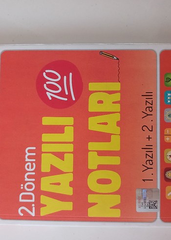 2. Dönem Yazılı Notları 1. Yazılı + 2. Yazılı