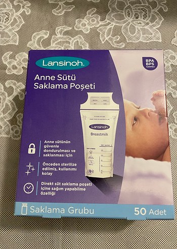 Lansinoh Anne Sütü Saklama Poşeti 50'li